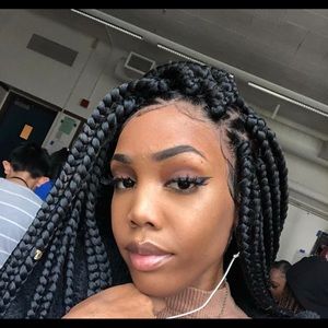 Jumbo box braid wig